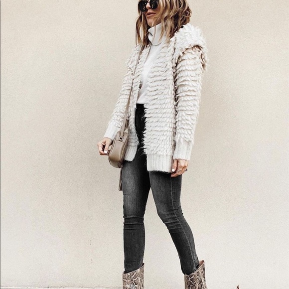 Express looped sweater coat - Picture 1 of 7